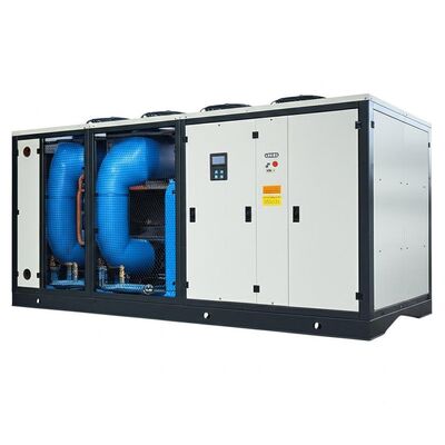 इनपुट पावर 318KW एयर कूल्ड वाटर चिलर 380V 3Ph 50Hz कमर्शियल वाटर कूलिंग सॉल्यूशन पंप पावर 075KW