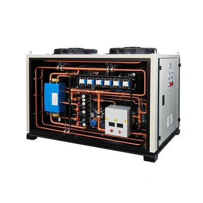 बिजली की आपूर्ति 380V3Ph50Hz पानी से ठंडा चिलर परिवेश तापमान सीमा 545 डिग्री सेल्सियस के भीतर के लिए कार्य सिद्धांत अवलोकन